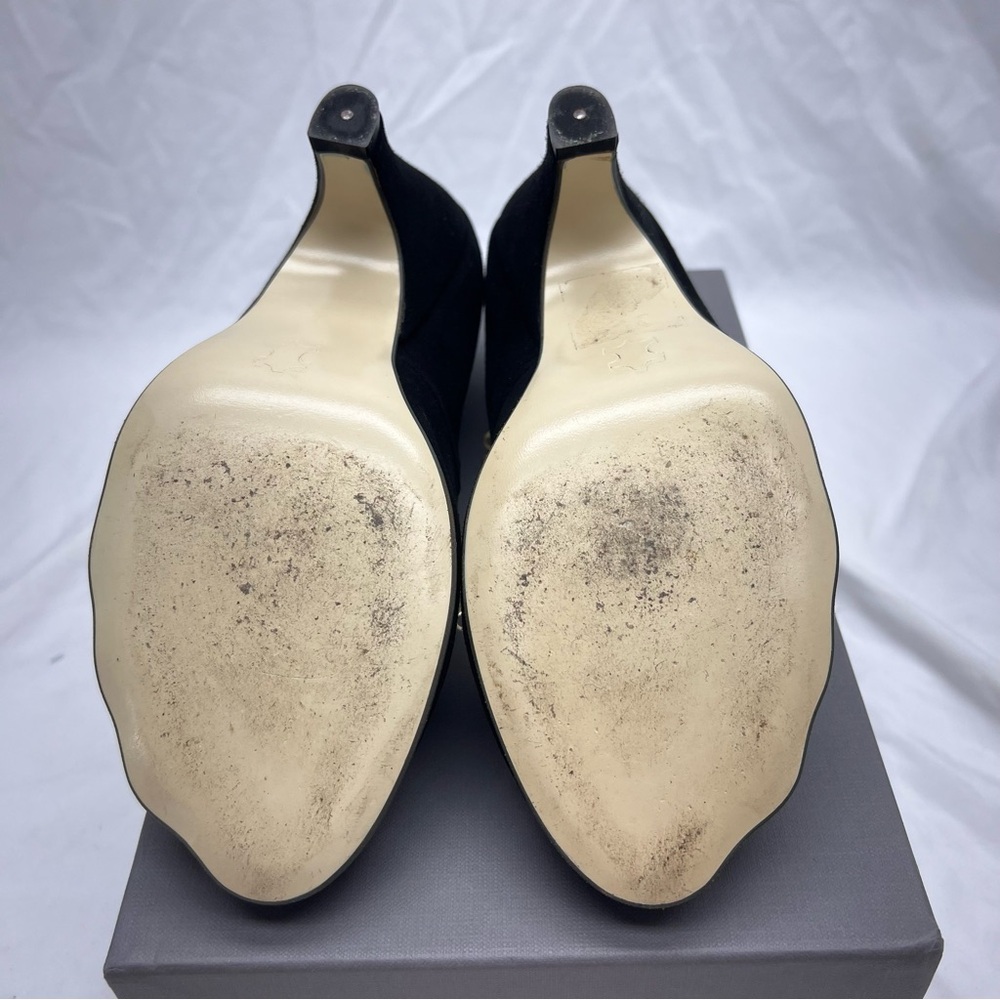 Vivienne Westwood Animal Toe Mary Jane Black Suede Heels UK 5 - Picture 5 of 8